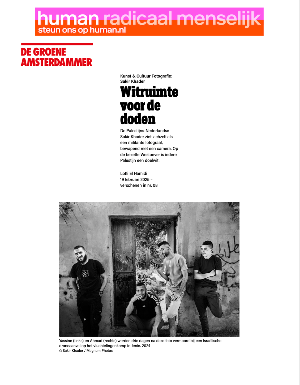 Witruimte voor de doden - Lotfi El Hamidi