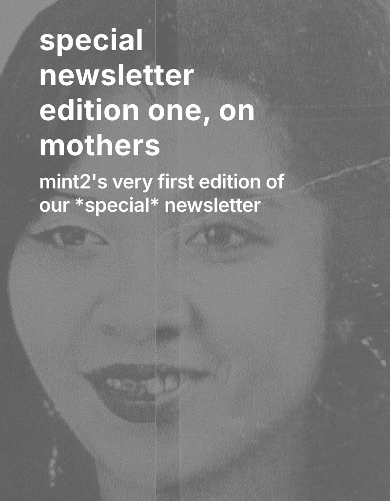 subcribe to mint2's special newsletter
